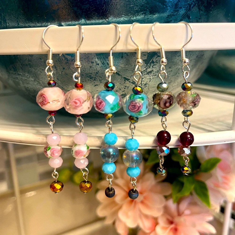 Handmade earrings.